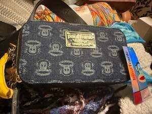 Paul Frank Denim Julius Monkey Crossbody Bag